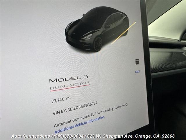 used 2021 Tesla Model 3 car, priced at $24,997