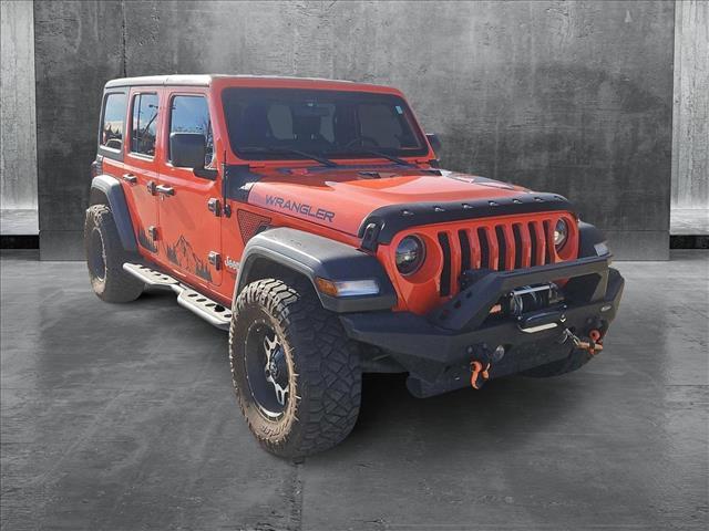 used 2018 Jeep Wrangler Unlimited car, priced at $26,013