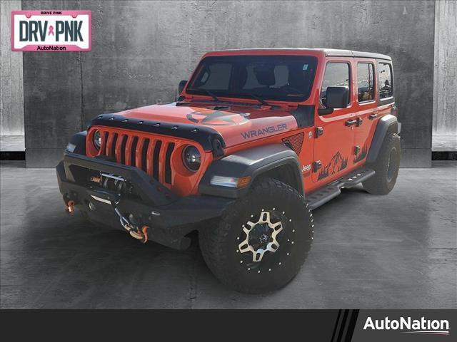 used 2018 Jeep Wrangler Unlimited car, priced at $26,013