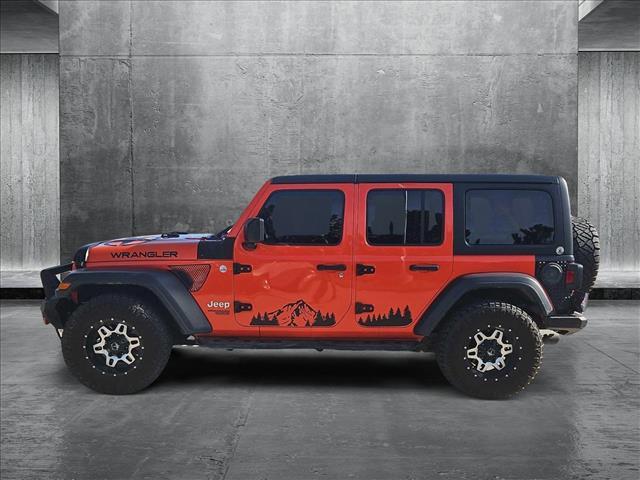 used 2018 Jeep Wrangler Unlimited car, priced at $26,013