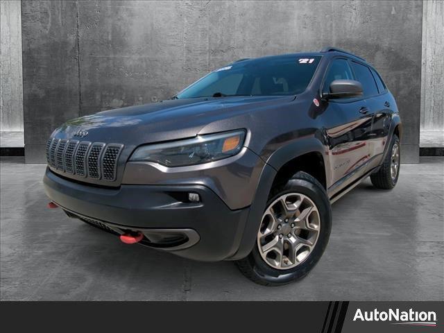 used 2021 Jeep Cherokee car, priced at $17,947