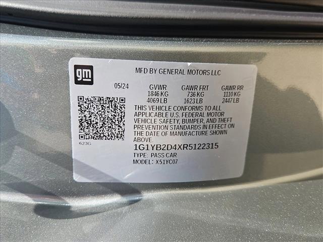 used 2024 Chevrolet Corvette car, priced at $72,992