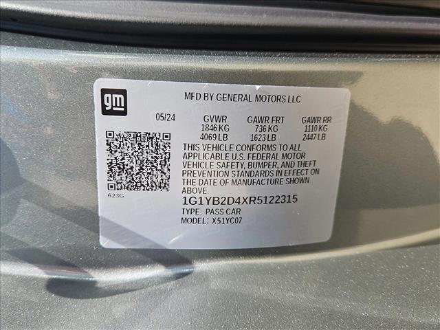used 2024 Chevrolet Corvette car, priced at $71,897