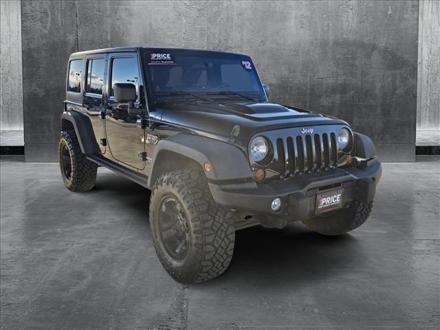 used 2012 Jeep Wrangler Unlimited car, priced at $17,953