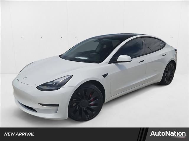 used 2023 Tesla Model 3 car, priced at $31,989