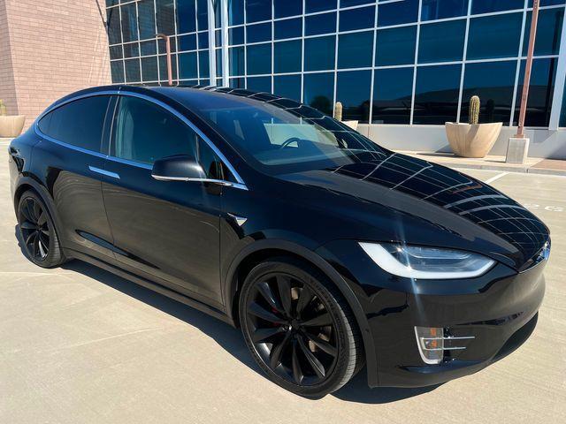 used 2018 Tesla Model X car, priced at $37,500