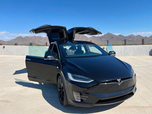 used 2018 Tesla Model X car, priced at $37,500