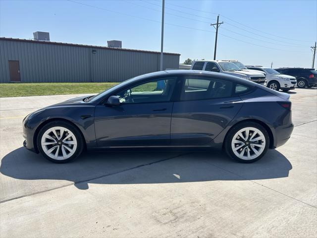 used 2023 Tesla Model 3 car, priced at $27,122