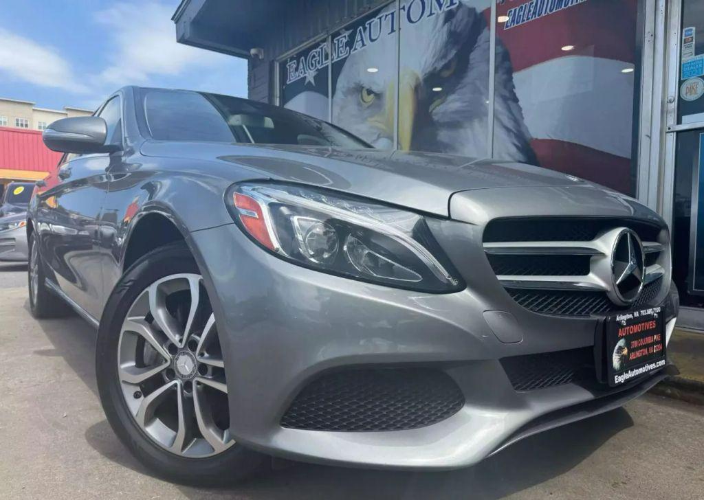 used 2015 Mercedes-Benz C-Class car, priced at $9,890