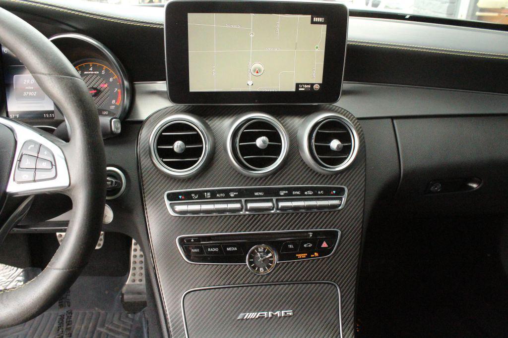 used 2017 Mercedes-Benz AMG C 63 car, priced at $62,000