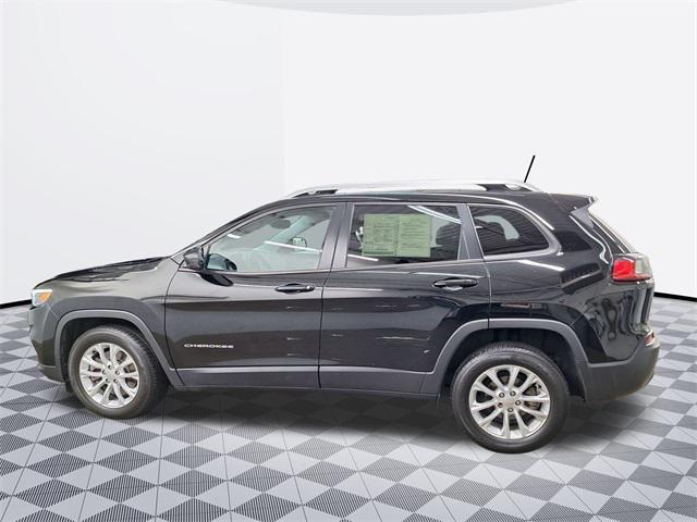 used 2021 Jeep Cherokee car, priced at $17,818