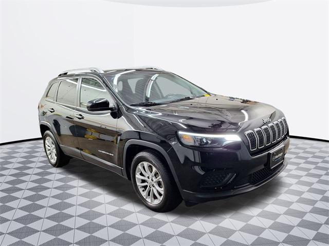 used 2021 Jeep Cherokee car, priced at $17,818