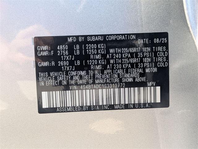 new 2025 Subaru Outback car, priced at $34,452
