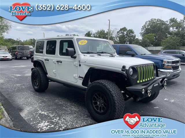 used 2022 Jeep Wrangler Unlimited car, priced at $32,885