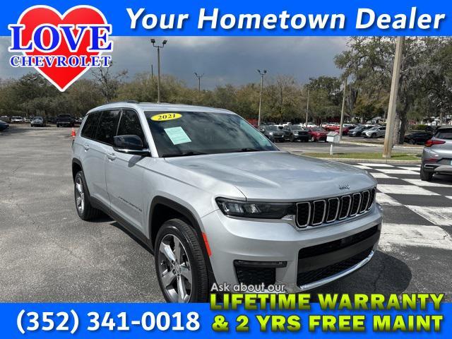 used 2021 Jeep Grand Cherokee L car, priced at $28,875