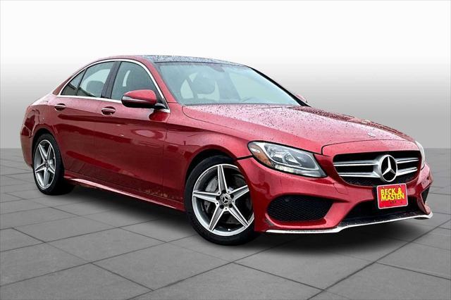 used 2018 Mercedes-Benz C-Class car, priced at $17,987