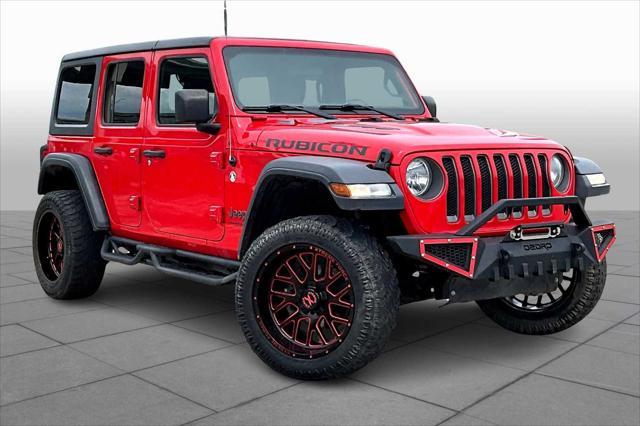 used 2020 Jeep Wrangler Unlimited car, priced at $27,987