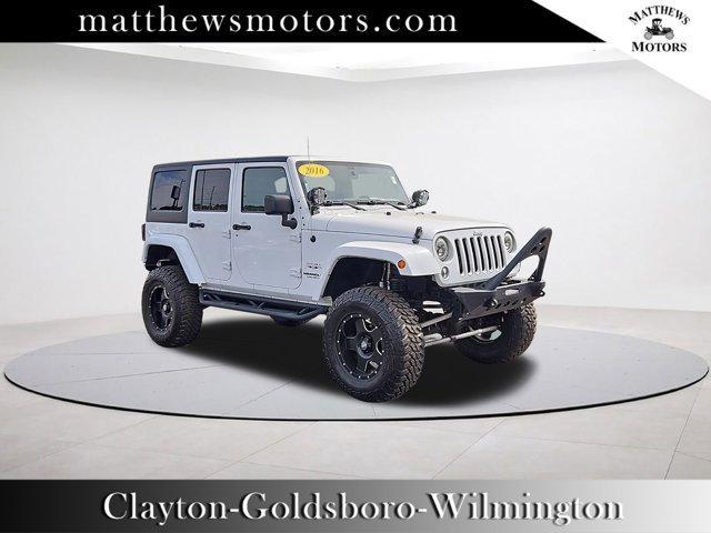 used 2016 Jeep Wrangler Unlimited car, priced at $24,877