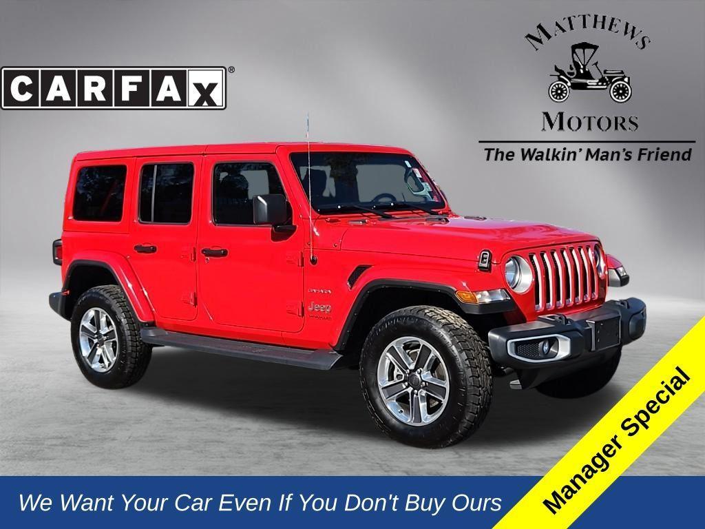 used 2021 Jeep Wrangler Unlimited car, priced at $31,988