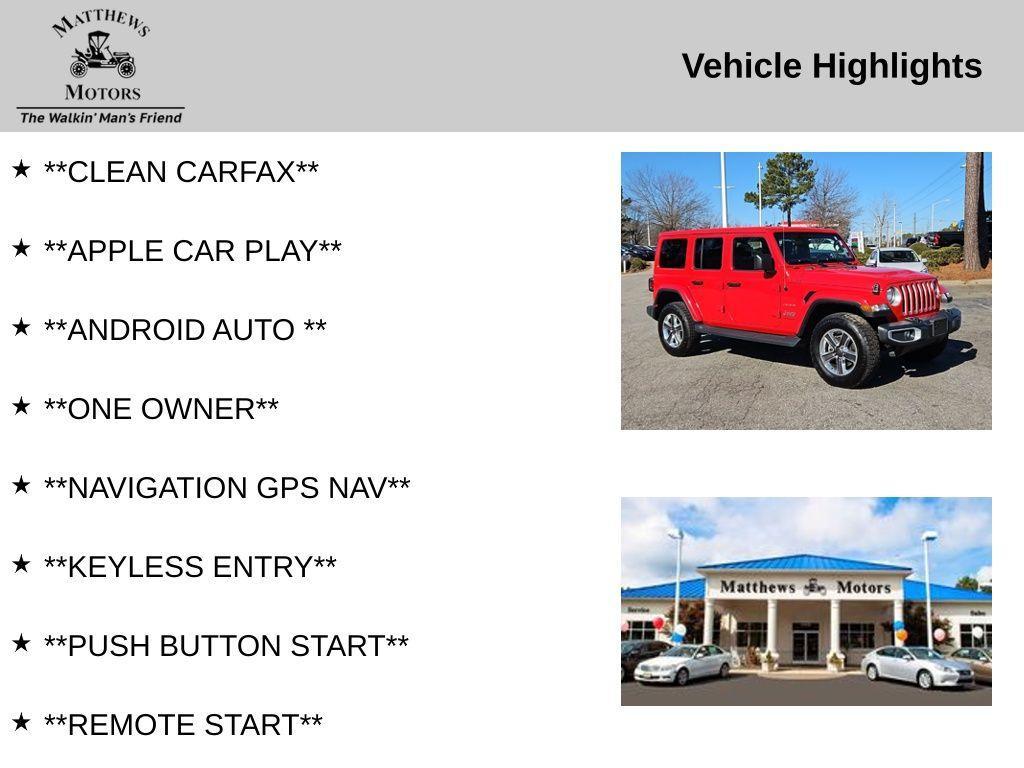 used 2021 Jeep Wrangler Unlimited car, priced at $32,988