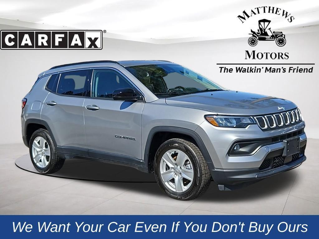 used 2022 Jeep Compass car, priced at $20,688