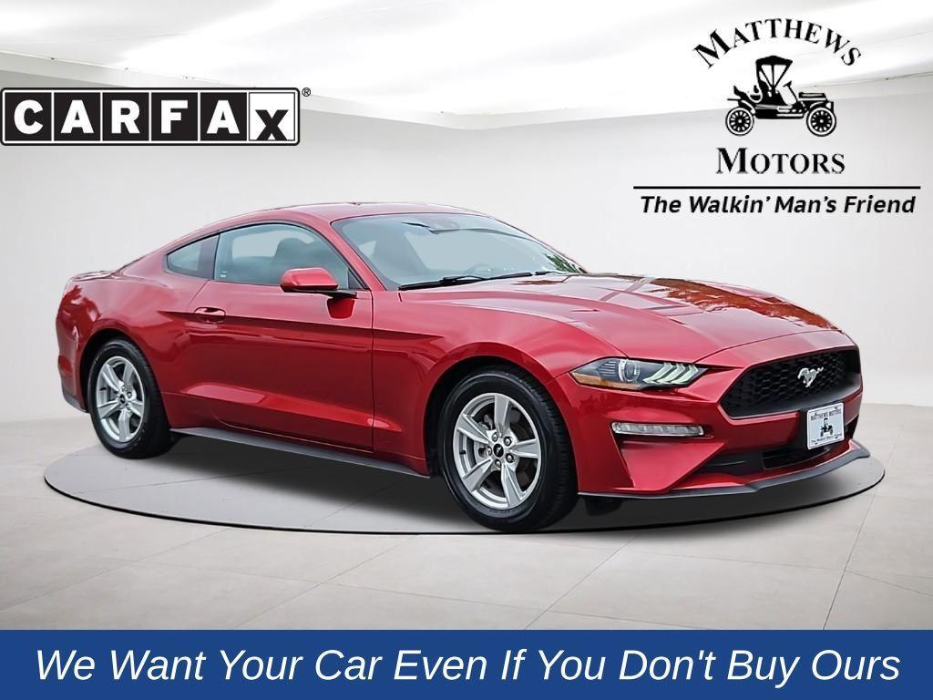 used 2021 Ford Mustang car, priced at $24,888