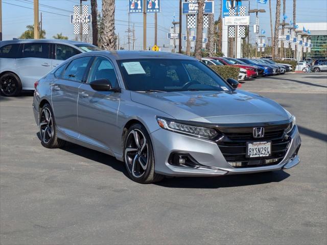 used 2021 Honda Accord car, priced at $18,434