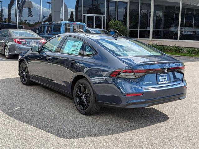 new 2025 Honda Accord car, priced at $31,655