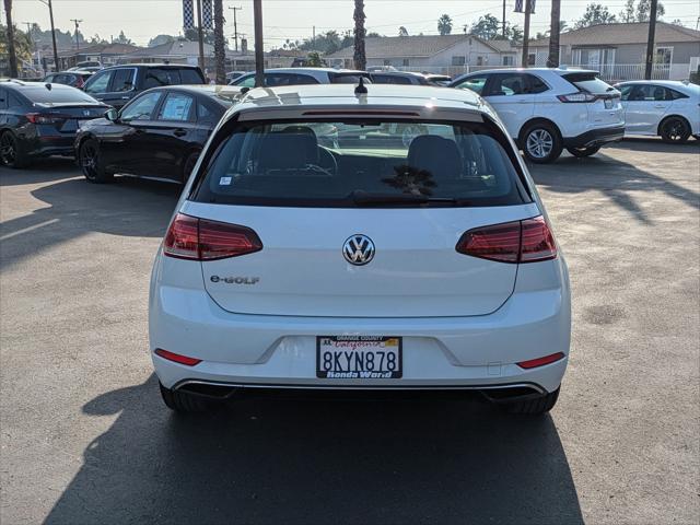 used 2019 Volkswagen e-Golf car, priced at $17,727