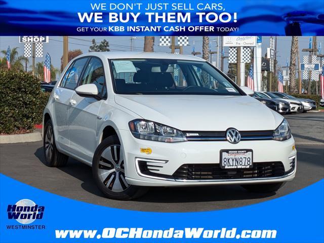 used 2019 Volkswagen e-Golf car, priced at $17,727