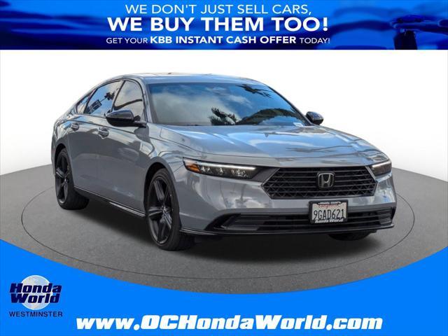 used 2023 Honda Accord Hybrid car, priced at $26,996