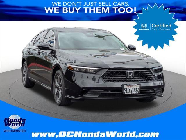 used 2023 Honda Accord Hybrid car, priced at $27,700