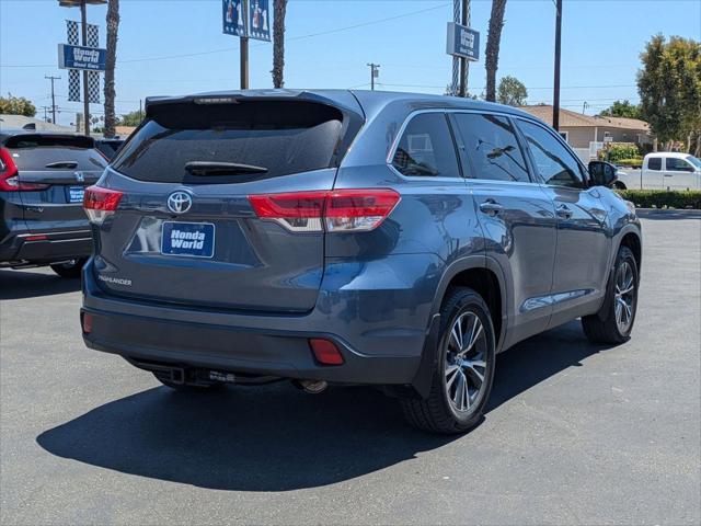 used 2019 Toyota Highlander car, priced at $23,876