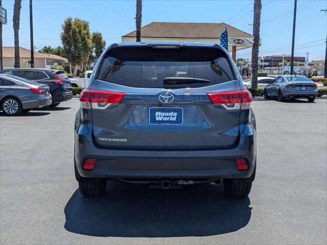 used 2019 Toyota Highlander car, priced at $23,876