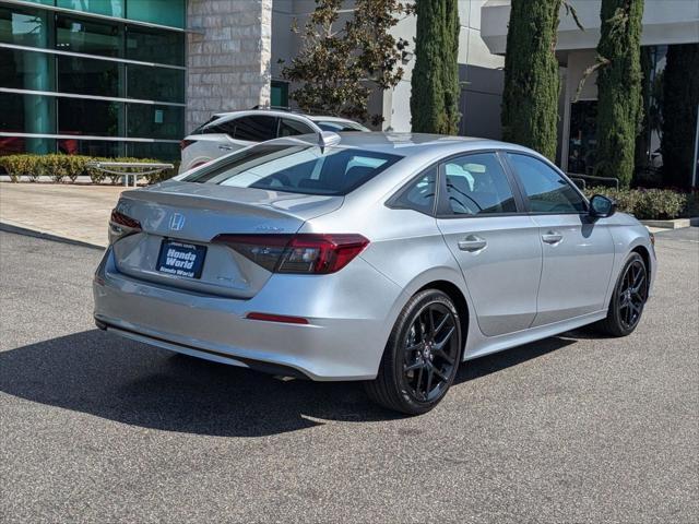 new 2025 Honda Civic Hybrid car, priced at $30,100