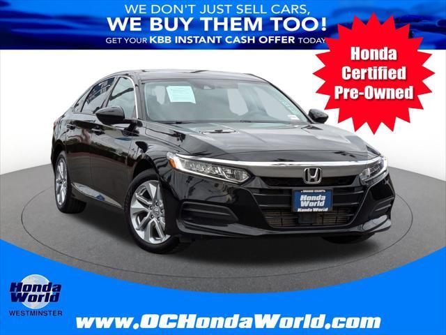 used 2019 Honda Accord car, priced at $16,309