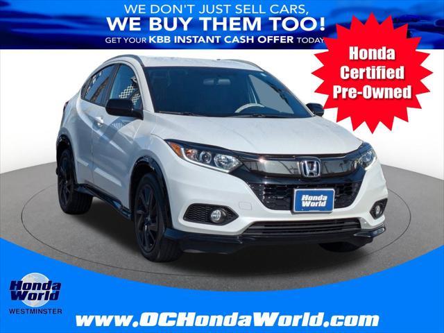 used 2021 Honda HR-V car, priced at $19,998