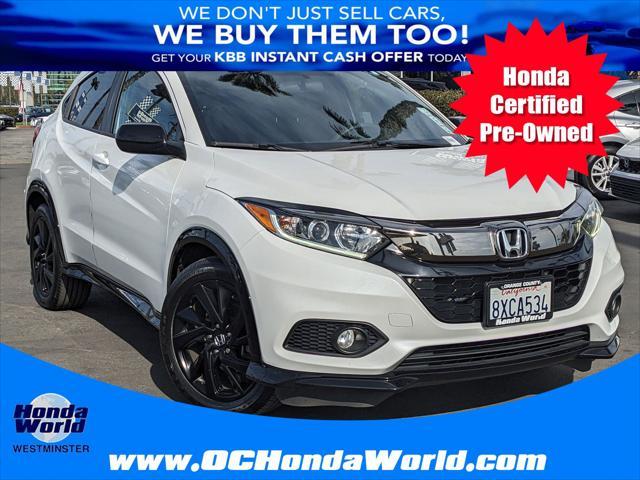 used 2021 Honda HR-V car, priced at $19,498