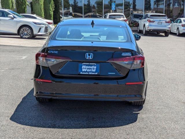 new 2025 Honda Civic Hybrid car, priced at $33,100
