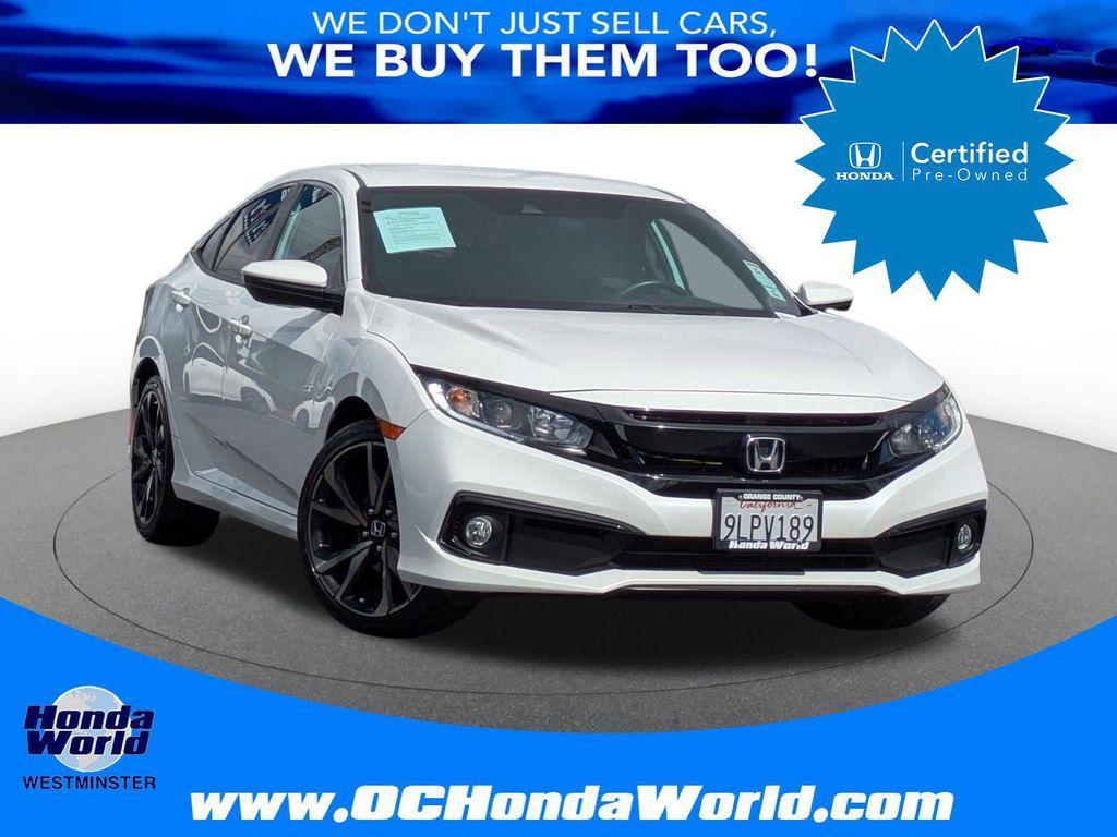 used 2021 Honda Civic car, priced at $21,419