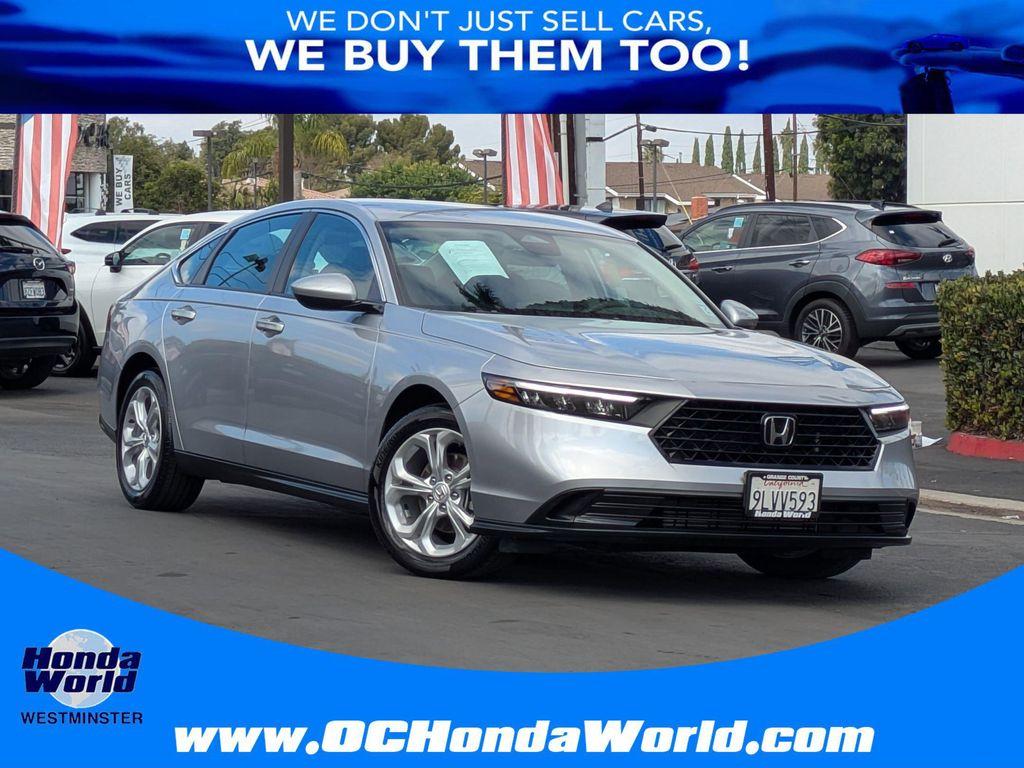 used 2024 Honda Accord car, priced at $24,132