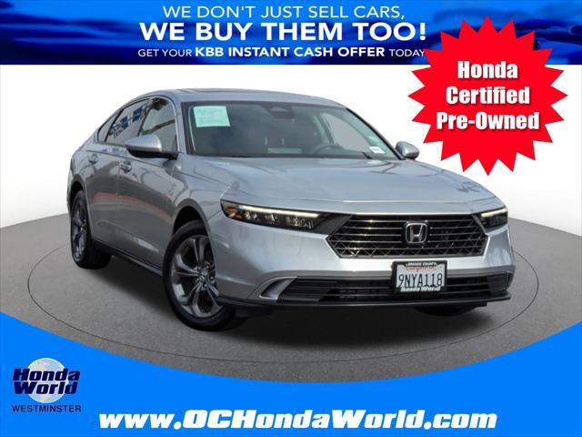 used 2024 Honda Accord car, priced at $31,225