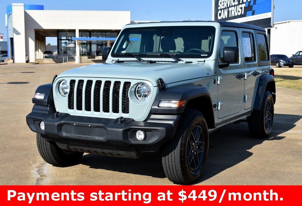 used 2024 Jeep Wrangler car, priced at $32,995