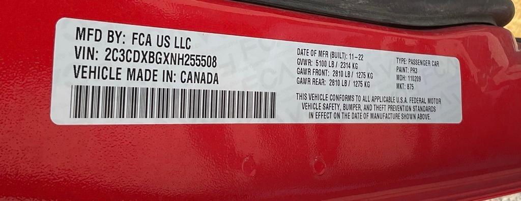 used 2022 Dodge Charger car, priced at $20,000