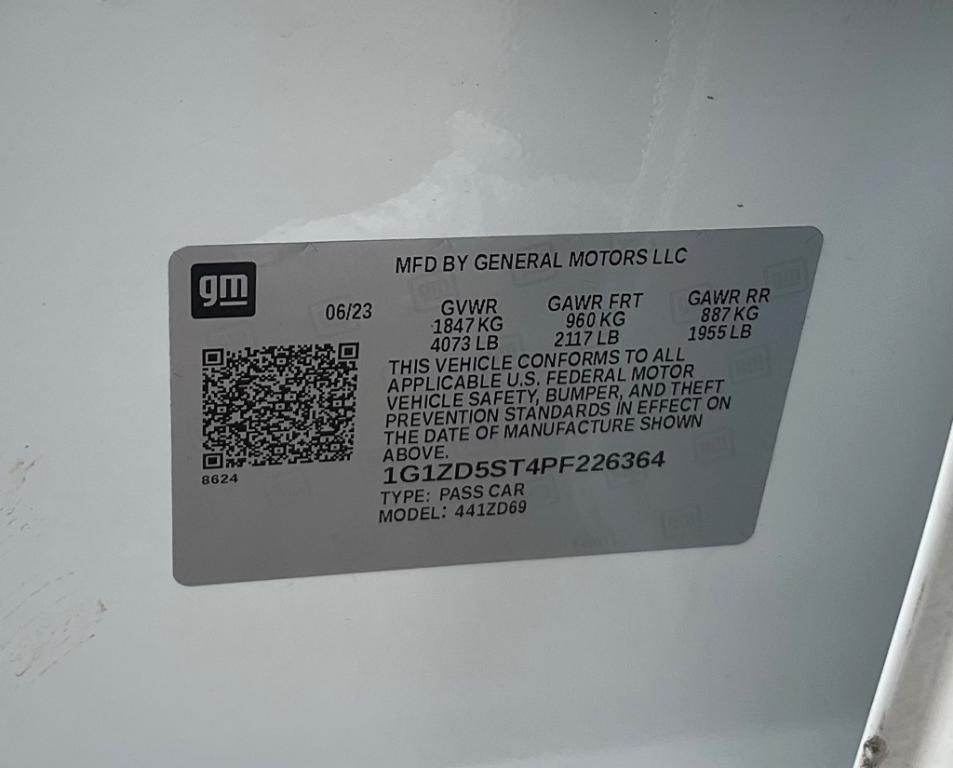 used 2023 Chevrolet Malibu car, priced at $18,500