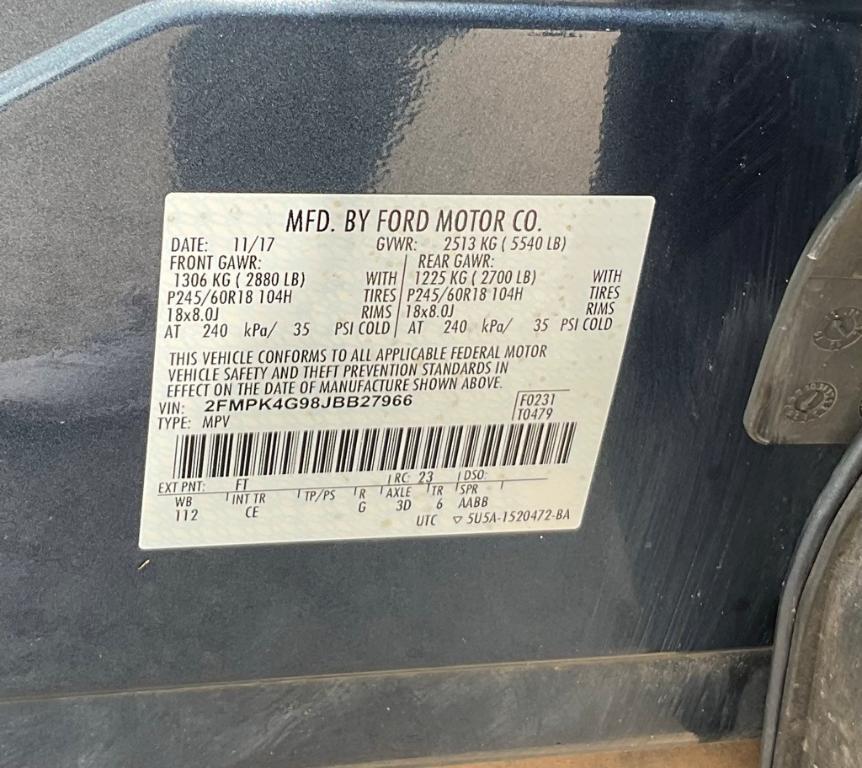 used 2018 Ford Edge car, priced at $8,490