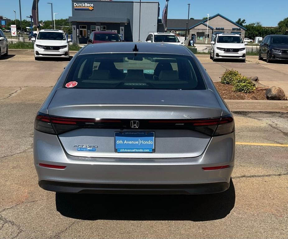 new 2025 Honda Accord car, priced at $30,375