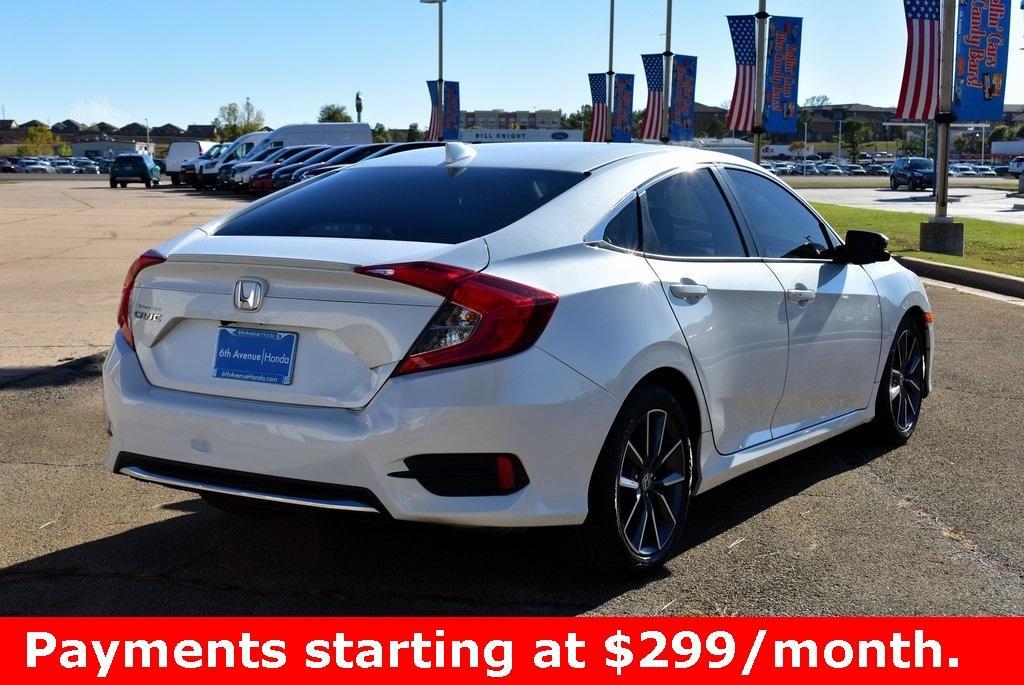 used 2020 Honda Civic car, priced at $19,995