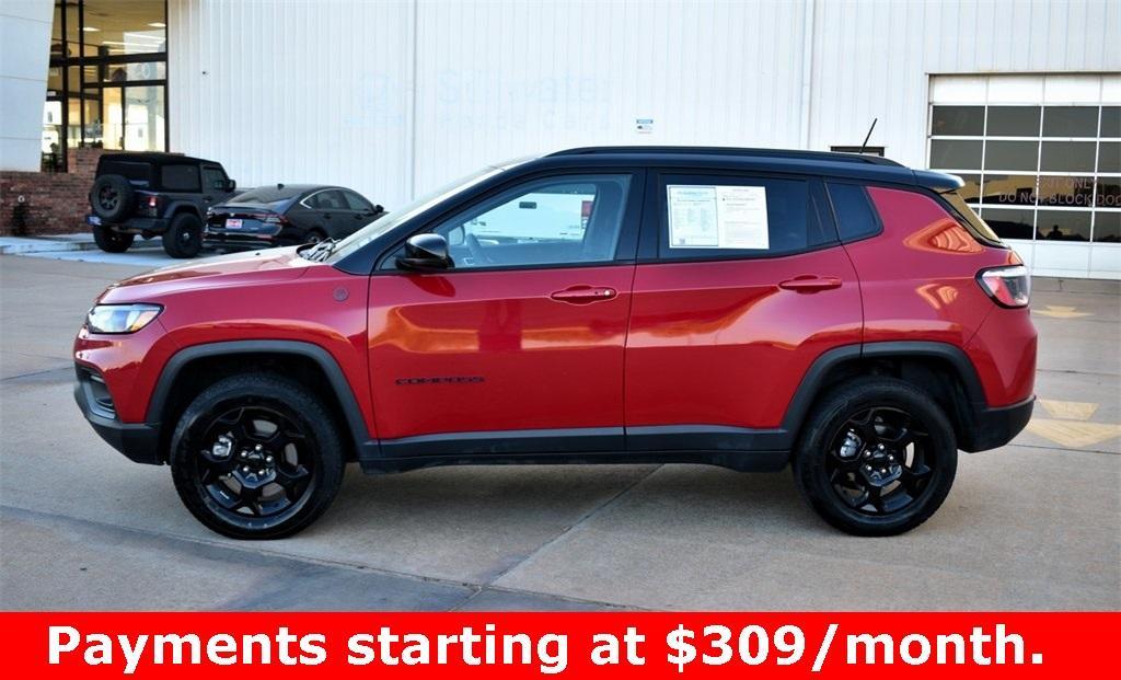 used 2023 Jeep Compass car, priced at $23,485