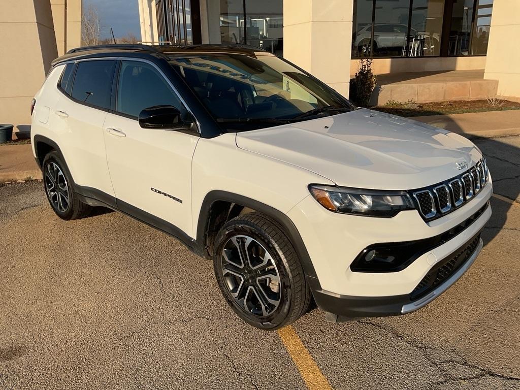 used 2023 Jeep Compass car, priced at $23,500